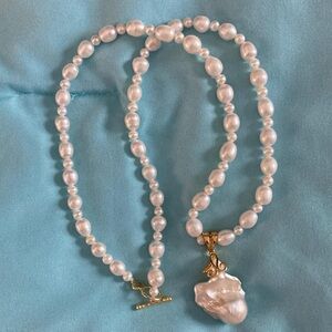 Fresh water Pearl Necklace. NWOT Has Certification of Identification. 22…